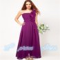 NEW Wedding One Shouder Chiffon Bridesmaid Size Dress