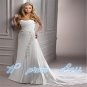 New white/ivory wedding dress custom size