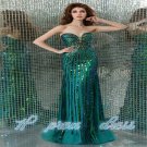 Custom Train Flamboyant Long Evening Dresses 2015 NEW Party Gowns
