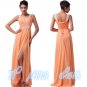 New Orange Long Ladies Chiffon Ball Gown Evening Prom Party Dresses Custom size