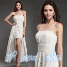 New Cocktail Long Strap Womens Party Prom Cocktail Wedding Evening Chiffon Dress