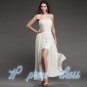 New Cocktail Long Strap Womens Party Prom Cocktail Wedding Evening Chiffon Dress