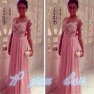 Long Formal Evening Gown Lace Cocktail Party Prom Ball Dresses