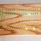 Electronic Cribbage Board LEDcribbage Green Bay Green & Yellow