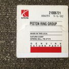 Saturn GM Part 21006721 OE Engine Piston Ring Set Kit / Pisten Group L24 1.9 L4