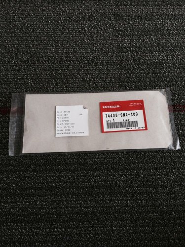 Genuine Honda Civic Left Side Pre-Cut Sill Protection Tape 74405-SNA-A00