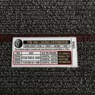Genuine Honda Pilot Tire Specification Caution Door Label Placard 42762-S9V-A04