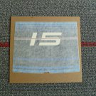 Quicksilver F737528 Rear Decal 15hp Outboard Engine Hood Force 15