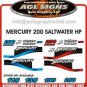 Quicksilver FX721528 Rear Decal 150hp Outboard Engine Hood Cobra Bayliner 150