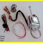LP Racing Lockhart Phillips Signal Marker Light Kit Black Amber Short 122-9804