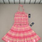 NEW Oshkosh Girls Outfit Size 6 X 6X  Pink Check Multi Color Shirt Shorts Skort