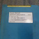 Volkswagen Service Repair Manual GTI Golf Jetta Cabrio VR6 OBD Fuel Injection