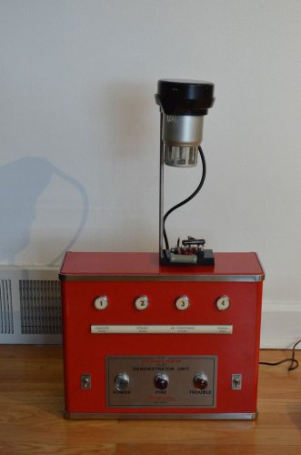 Pyrotronics - PYR-A-LARM Working Fire Alarm Salesman Demonstrator RARE Vintage