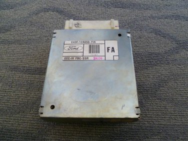 Ford Part E43Z-12A650-F1A Engine Computer ECM ECU Fits 2.0 2.3 Tempo Topaz
