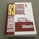 1993 GM Oldsmobile Silhouette Dealership Shop Service Repair Manual