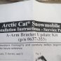 New Arctic Cat Part 0637-353 A-Arm Bracket Update Kit Bearcat T-Series F-Series
