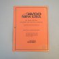 New AVCO New Idea 800 Series Corn Head Adjustment & Operating Information