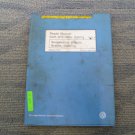 Volkswagen VW Factory Service Repair Manual GTI Golf Jetta Suspension Brakes ASE