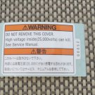 NEW Honda Part 33107-SL0-300 S2000 Warning / High Voltage Caution Label