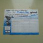 Vintage Hiawatha Outboard Motor Sales Poster Advertisement Comparison Chart 50's