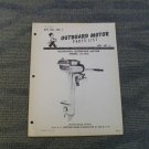 Vintage Hiawatha Outboard Motor Parts Manual Model 25-7955 202-687 687-5