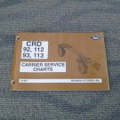 Mack Truck CRD Carrier Service Charts Service Repair Manual 92-112 93-113 13501