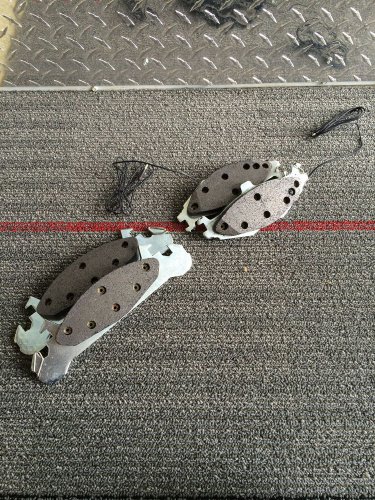 Genuine Mopar Part Front Disc Brake Pads With Sensor V1010968