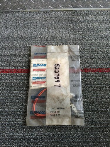 Genuine Mopar Part Engine Potentiometer Wiring Harness Package Kit 04179849