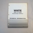 White Farm Equipment Company 8600 & 8800 Harvest Boss Combines Technical Manual