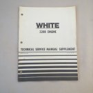 White Farm Equipment Company 3208 Engine Technical Service Manual Supplement