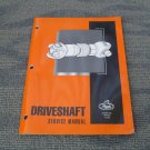 Mack Truck Driveshaft Factory Service Repair Manual Book 11-101