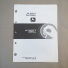 John Deere Manual 45 & 65 Rear Blades OM-W38927 Issue A8
