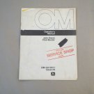 John Deere Clod Buster OM-GA10411 - A4 Dealer Service Shop Copy Operator