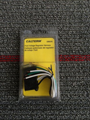 Calterm Part 8606 Ford Voltage Regulator Wiring Harness Connector Plug 08606