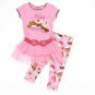 Sketchers Yellow Top With Pink Sweatpants Outfit Girls / Toddler Size 2T or 2 T