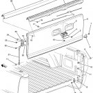 GM Part 15078746 Truck Tailgate Hinge