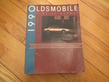 1990 GM Oldsmobile Eighty Eight Factory Dealership Shop Service Repair Manual