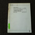 Volkswagen Service Repair Manual GTI Golf Jetta Cabrio Suspension Steering Brake