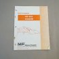Massey Ferguson MF 848 Loader Parts Book Form No. 651601M91 MF848