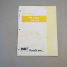 Massey Ferguson MF 300B Loader Parts Book Form No. 65145SM91 MF300B