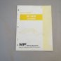 Massey Ferguson MF 300B Loader Parts Book Form No. 65145SM91 MF300B