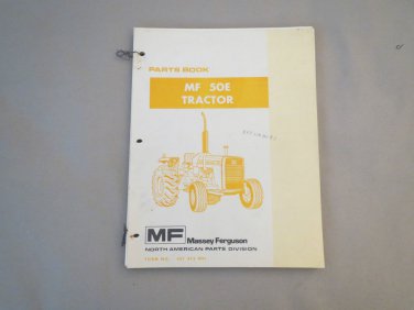Massey Ferguson MF 50E Tractor Parts Book Form No. 651513M91 MF50E