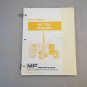 Massey Ferguson MF 50E Tractor Parts Book Form No. 651513M91 MF50E