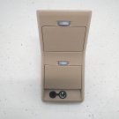GM Part 19167768 Saturn VUE Rear Center Console Cover Trim Cup Holder Cashmere