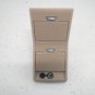 GM Part 19167768 Saturn VUE Rear Center Console Cover Trim Cup Holder Cashmere