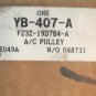 MOTORCRAFT YB-407A YB407A A/C - Air Conditioning Compressor Clutch Pulley FORD