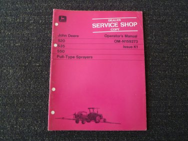 John Deere OM-N159273 K1 Pull Type Sprayers 520 535 550
