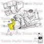 Genuine Mopar Storage Door Bulb Reflector Housing Bracket Ram 05013606AB
