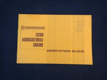 Caterpillar Manual CAT 3208 Agricultural Engine Operation Guide SEBU5548-01