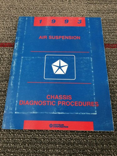 Chrysler Dodge Chassis Air Suspension Service Repair Manual 81-699-0323